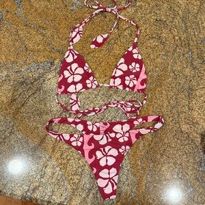 Benoa Swim Papeete Set (medium top, large bottoms)